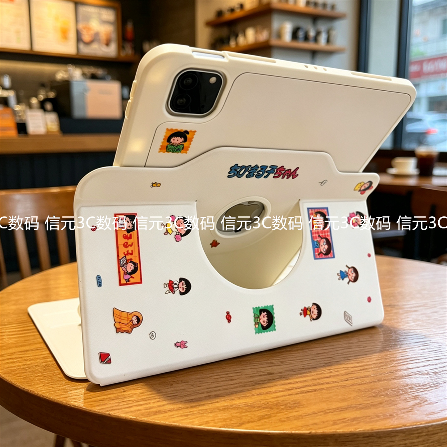 樱桃小丸子360旋转亚克力适用于荣耀9平板X10Pro保护套10por11.5卡通12.1寸X9Pro防弯V9带笔槽GT11.5硬壳Z7z6