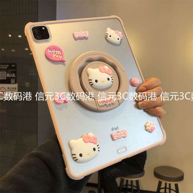 旋转支架适用华为Matepad11.5S保护壳2024款air12.2平板套Pro10.8寸SE11英寸荣耀10.1防弯DMG-W00后壳TGR-W10
