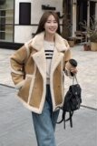 现货加厚麓皮绒皮毛一体2C236-806-P205-K288，女装皮草，2C236