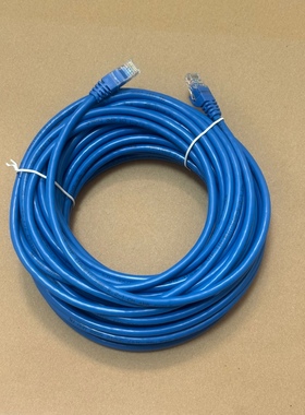 元征X431pad5/pro3s+v5.0专用六类千兆加粗蓝色高速网线15米铜芯