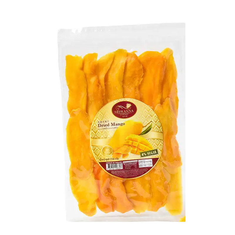 泰国优质芒果干Sriwanna喜万里零食伴手礼休闲风味果干芒果软干