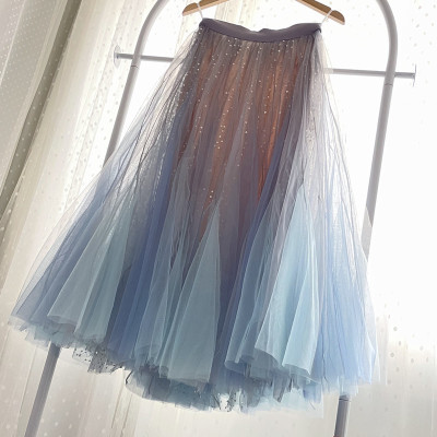 85厘米A字仙女亮片插片拼接多色