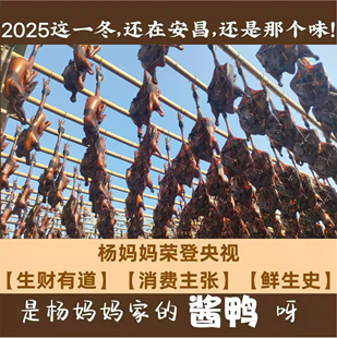 绍兴安昌酱鸭 酱老鸭 绍兴麻鸭 杨妈妈手工制作阳光晒干 年货礼