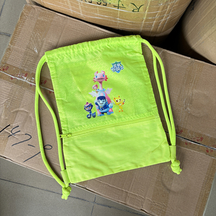 休闲运动抽绳双肩包学生儿童时尚背包书包大容量便携束口袋收纳袋