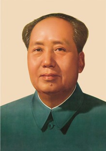 新款 伟人 毛主席 毛泽东2 印花DMC纯棉绣线纯棉线十字绣