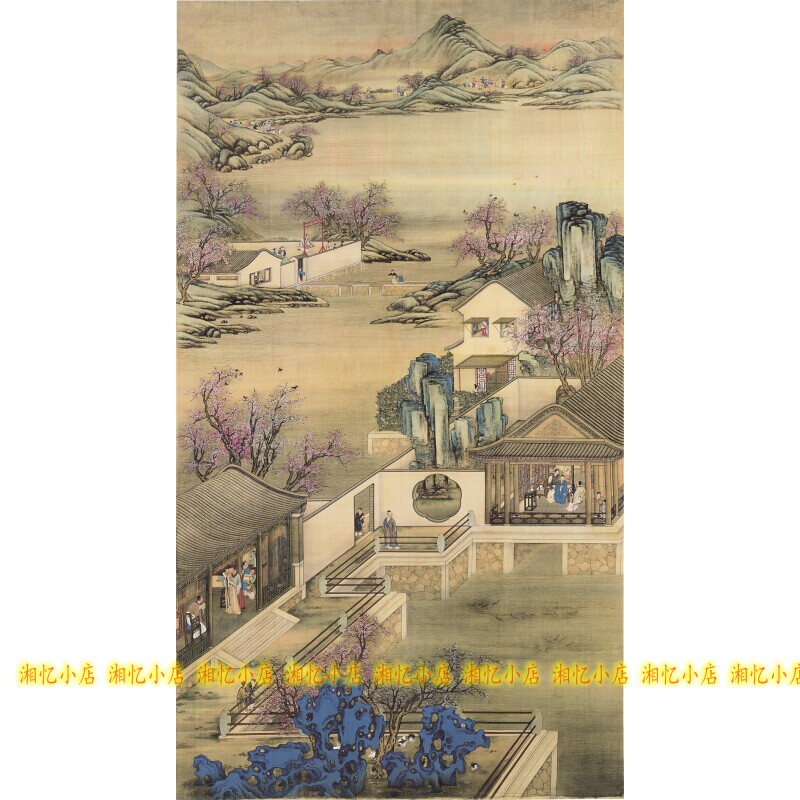 印花法国dmc十字绣赏十字绣套件