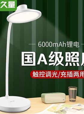 久量DP-6058台灯led护眼学生儿童学习书桌充电插电两用阅读台灯