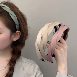 外出洗脸百搭防滑发箍女款 高级感压发高颅顶网红头箍发捆 2025新款