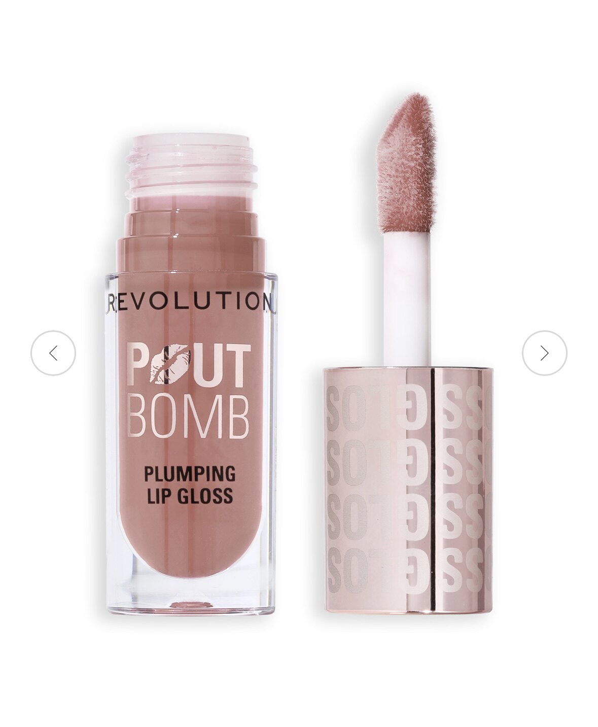 英国Revolution唇釉唇彩Pout Bomb Plumping Gloss糖果粉裸色豆沙