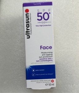 瑞士Ultrasun优佳Extreme加强高倍防晒霜乳防水全身敏感肌spf50+