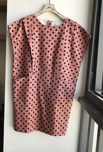 仓库捡漏 收藏 设计超特别 波点连衣裙 绝版