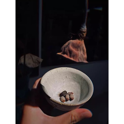 窥葵园【葵】素雅白杯