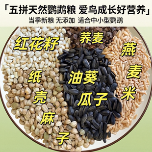 小太阳和尚鹦鹉专用鸟粮中大型鹦鹉油葵麻子红花籽燕麦荞麦混合粮