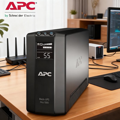 施耐德BR550G-CN UPS不间断电源550VA/330W电脑监控设备稳压电源