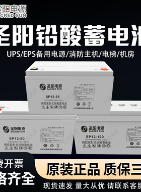 圣阳蓄电池SP1218AH24AH26AH38AH40AH65AH100A消防EPS/UPS电源