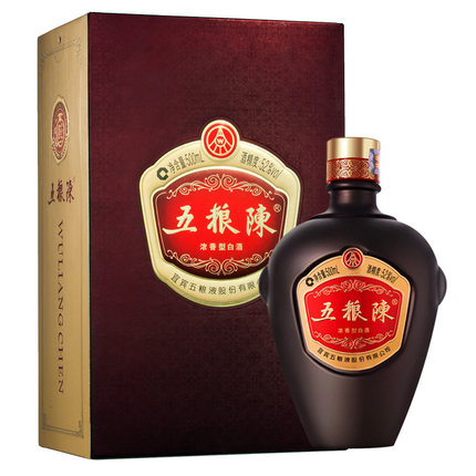 【宜宾生产】五粮液股份出品五粮陈传承52度500ml浓香型白酒