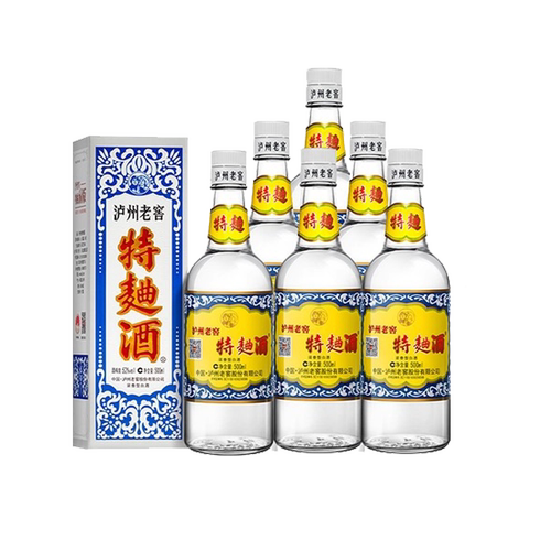 【官方授权】泸州老窖特曲（60版）52度500ml*6浓香型白酒送礼