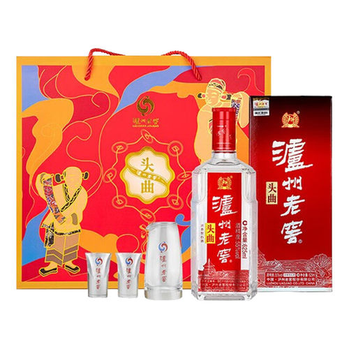 泸州老窖头曲富贵吉祥礼盒55度 625ml*2瓶浓香型白酒送礼喜庆高档