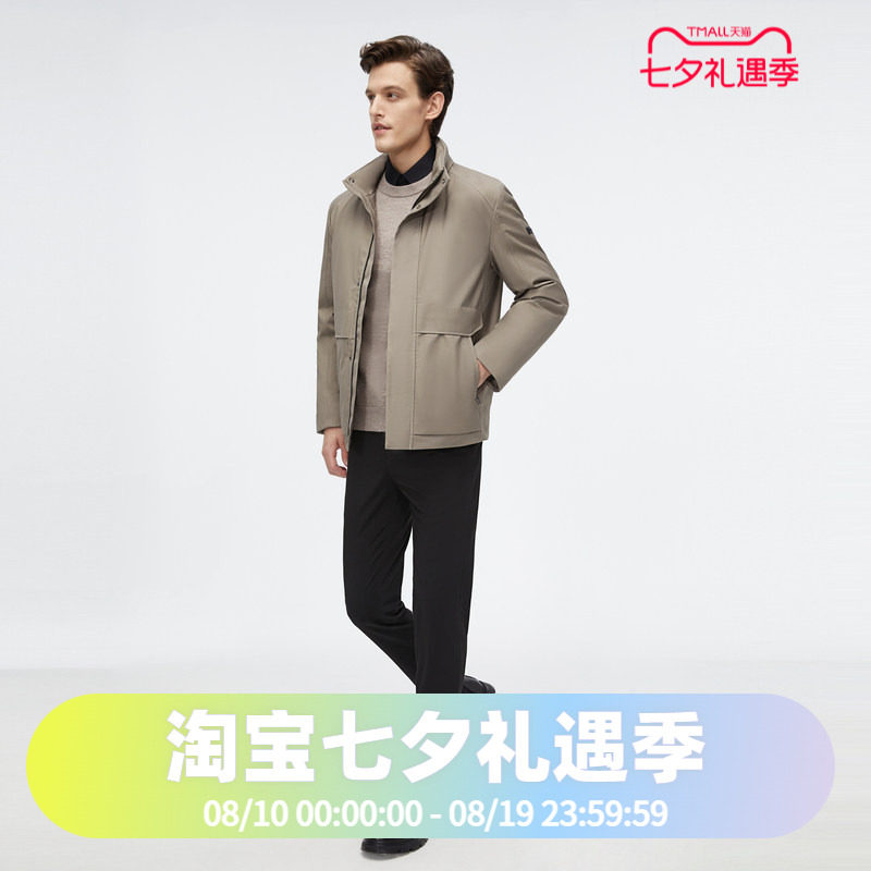 商务鹅绒羽绒服波司登