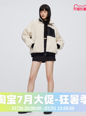 波司登仿羊羔绒羽绒服男女同款情侣鹅绒外套年轻时尚女短款