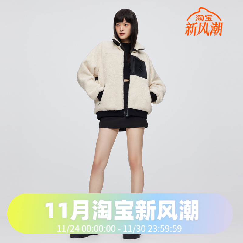 波司登仿羊羔绒羽绒服男女同款情侣鹅绒外套年轻时尚女短款