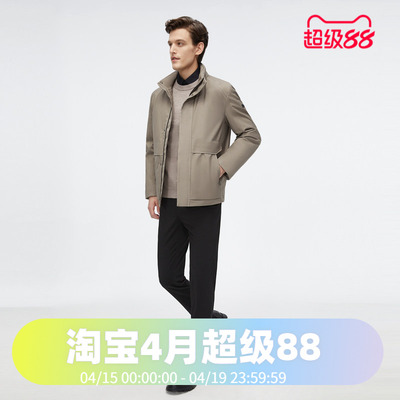商务鹅绒羽绒服波司登