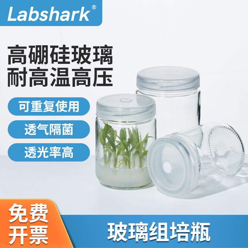 Labshark玻璃组培瓶植物组织培养