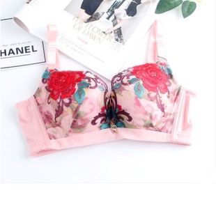 纤妍专柜品质内衣新款 聚拢调整型文胸B8557 刺绣薄模杯