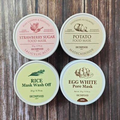 Skin Food/思亲肤中样涂抹式面膜补水提亮深层清洁收缩毛孔