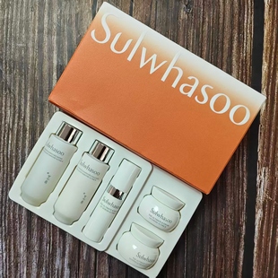 韩国Sulwhasoo雪花秀新款月亮罐臻雪水乳精华眼霜面霜5件中样套