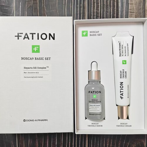 韩国Fation梵蒂爱舒缓保湿修复精华液面霜平衡淡化痘印修护