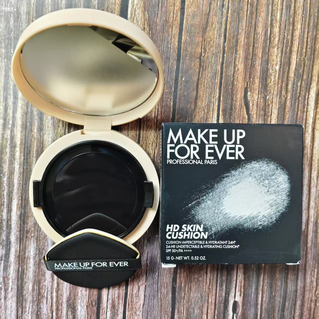 Makeupforever/玫珂菲HD仿真肌气垫粉底霜遮瑕控油持妆清晰无痕