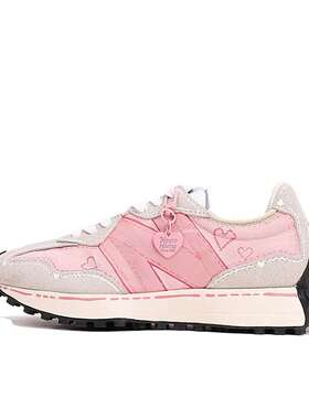 【定制球鞋】New Balance 327 MS327FE (TeamThree-粉玫瑰粉白)