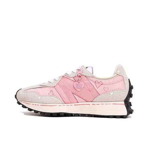 【定制球鞋】New Balance 327 MS327FE (TeamThree-粉玫瑰粉白)
