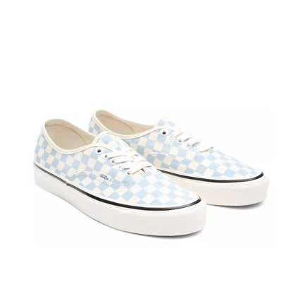 万斯 Authentic 安纳海姆蓝白棋盘格