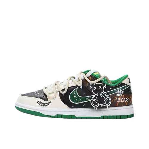 【定制球鞋】 Nike Dunk DV0833-300 （TEAM130-VAM涂鸦小熊）