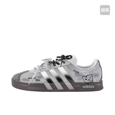 定制款 adidas neo Vl Court 德训鞋 （男女款低帮暴力小熊板鞋）