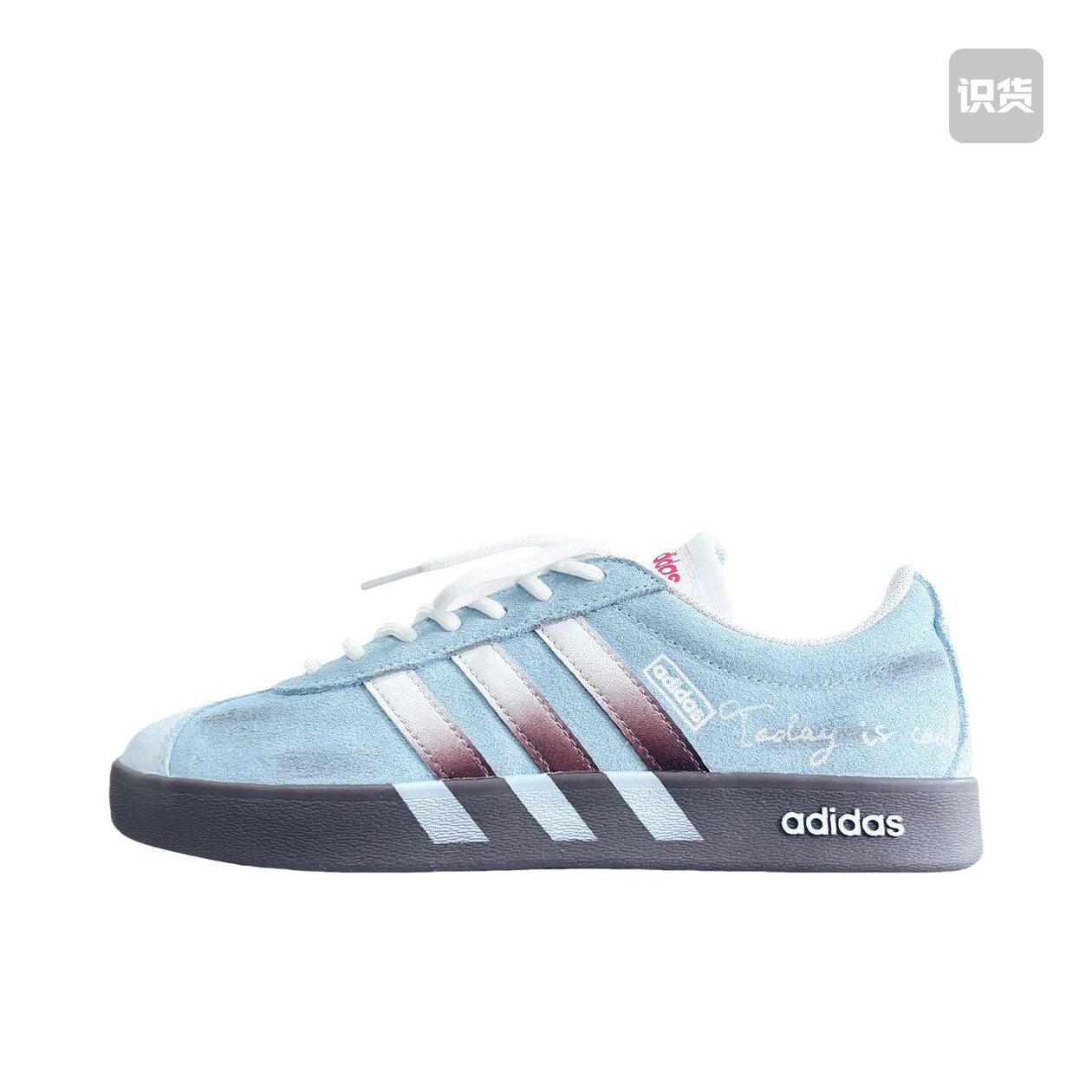 【定制球鞋】Adidas neo VL Court 2.0 (TEAM866-青蓝琉璃)