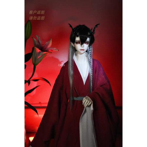 龙角恶魔角通用配件娃用