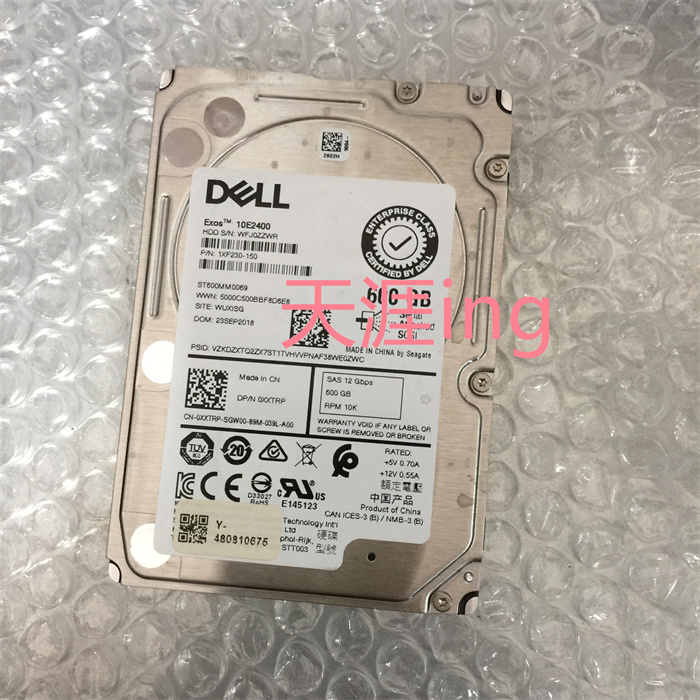 DELL 600G 10K 2.5 SAS 12GB XXTRP ST600MM0069 0XXTRP 现货