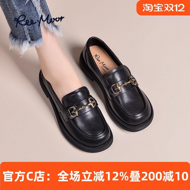 一脚蹬乐福鞋reemoor软底学院风
