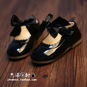 婴儿小公主单鞋 子0 女婴幼儿皮鞋 春秋韩版 宝宝鞋 5岁学步鞋