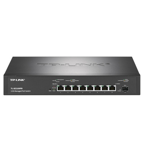 普联TP-LINK 2.5G云管理PoE交换机  TL-SE2109PB