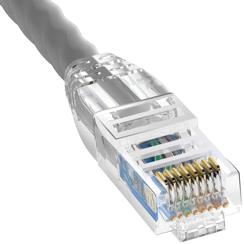 TP-LINK超五类千兆网线 非屏蔽网络工程线1米跳线TL-EC5e-1