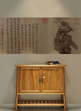 兰氏艺术客厅装饰画银箔画仿古