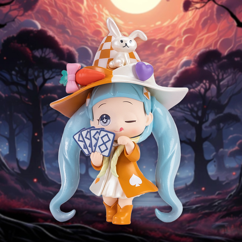 优比熊Maggie魔法师系列盲盒扑克魔法师女孩盲盒手办摆件生日礼物