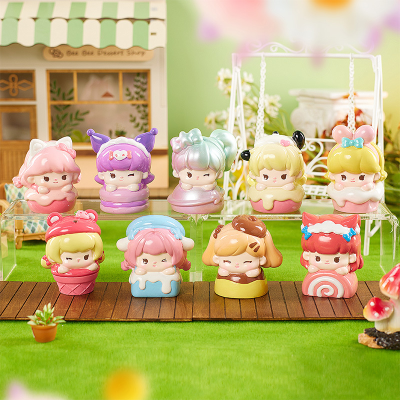 少女茶会手办潮玩惊喜盲盒树脂公仔同款手游创意礼品摆件