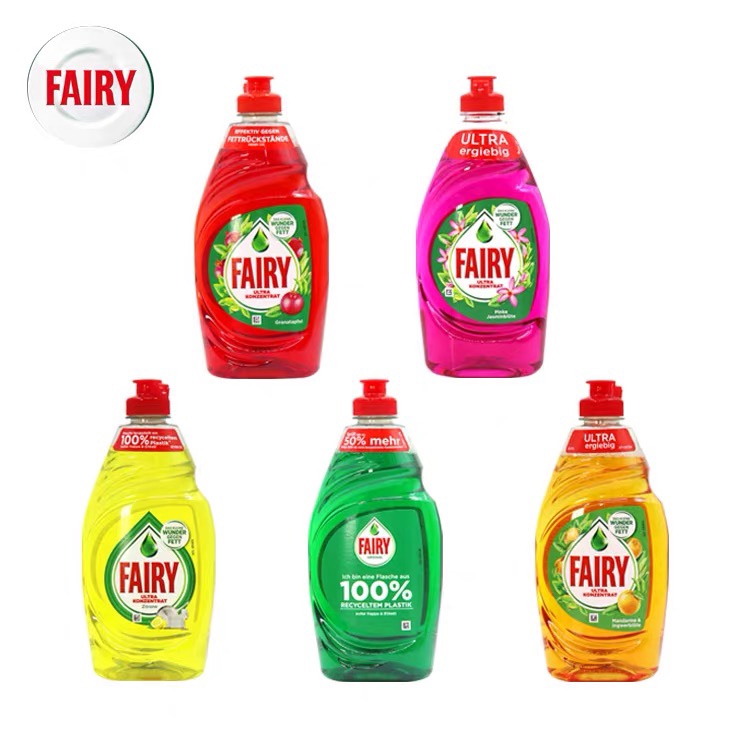 进口Fairy食品级浓缩洗洁精450ml实惠装家用餐具果蔬洗涤剂无残留