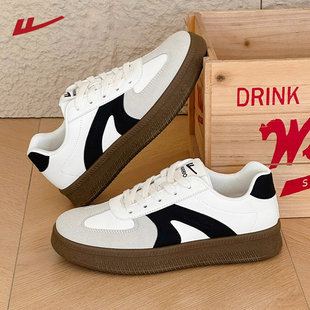 回力女鞋厚底德训鞋女款2025新款冬季爆款小白鞋轻便百搭休闲板鞋