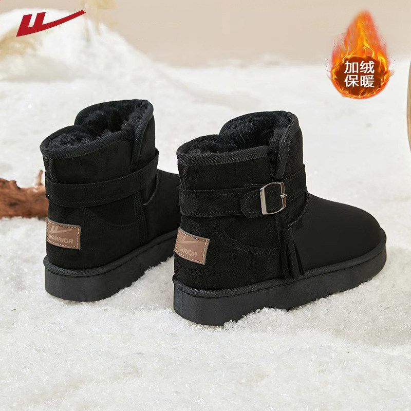回力雪地靴冬季加绒加厚保暖棉鞋